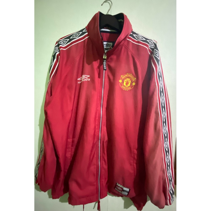 Original Umbro pro training jacket Man united treble winner template