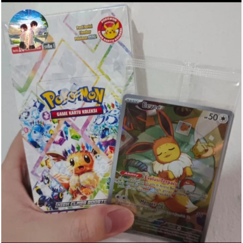 POKEMON INDONESIA FESTIVAL TERASTAL/EEVEE TERASTAL KARTU POKEMON, Terastal Festival ex versi Bahasa 