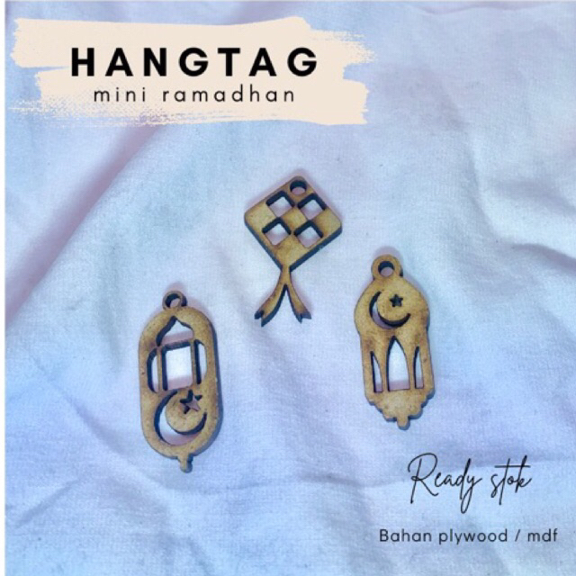 Hangtag Mini Ramadhan HANG TAG idul fitri / hang tag ramadhan / aksesoris gift box / aksesoris  idul