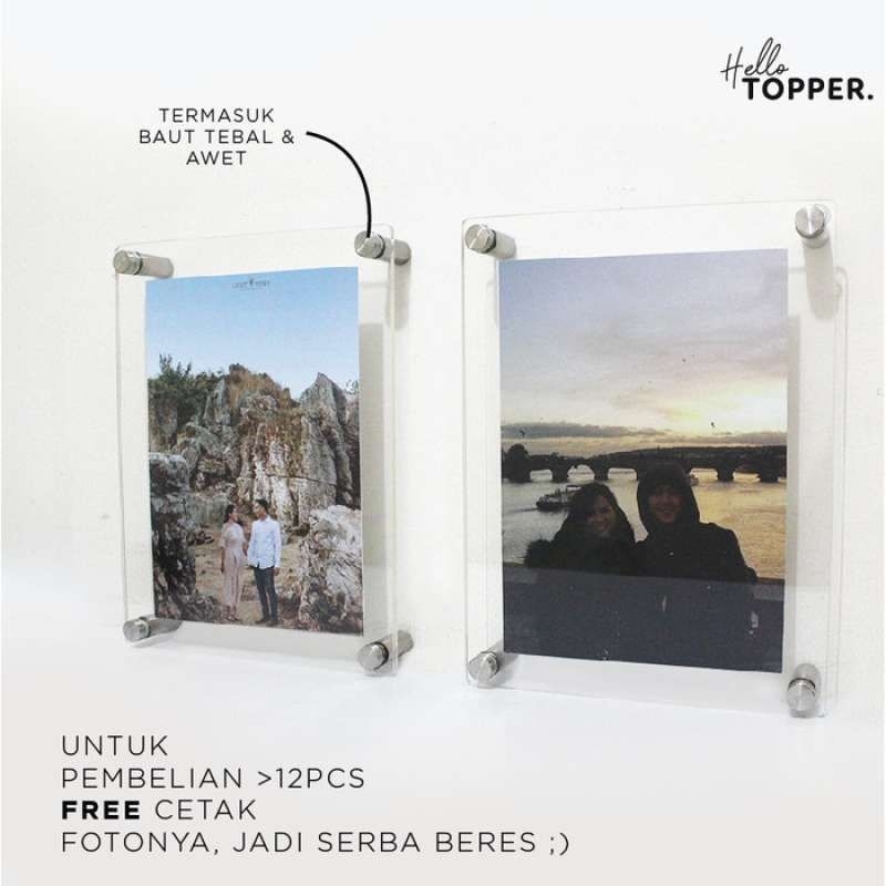 Frame Akrilik Dinding / Poster / Frame Foto