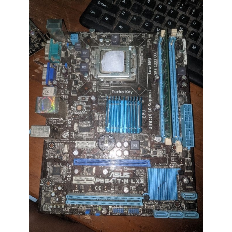 mobo asus g41 ddr3 bonus processor