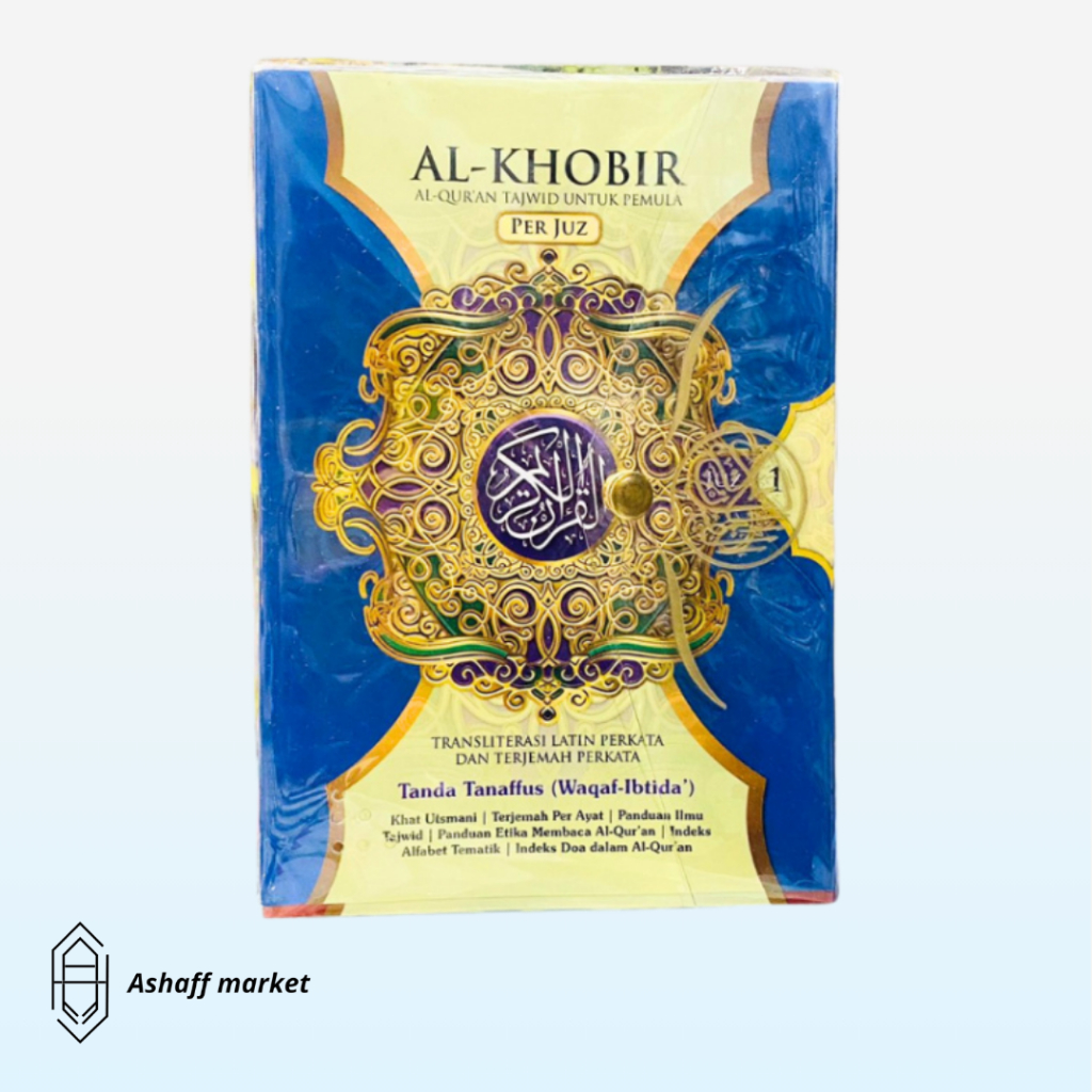 Alquran KHOBIR Per Juz A4 Ukuran Sedang Besar Al Quran Perkata Latin dan Terjemahan 30 Jus Terpisah 