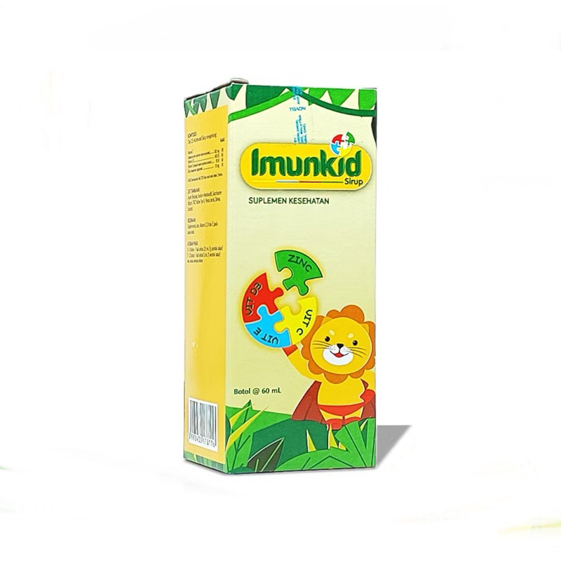 IMUNKID SIRUP 60 ML (VITAMIN D3, VITAMIN E, VITAMIN C DAN ZINC)