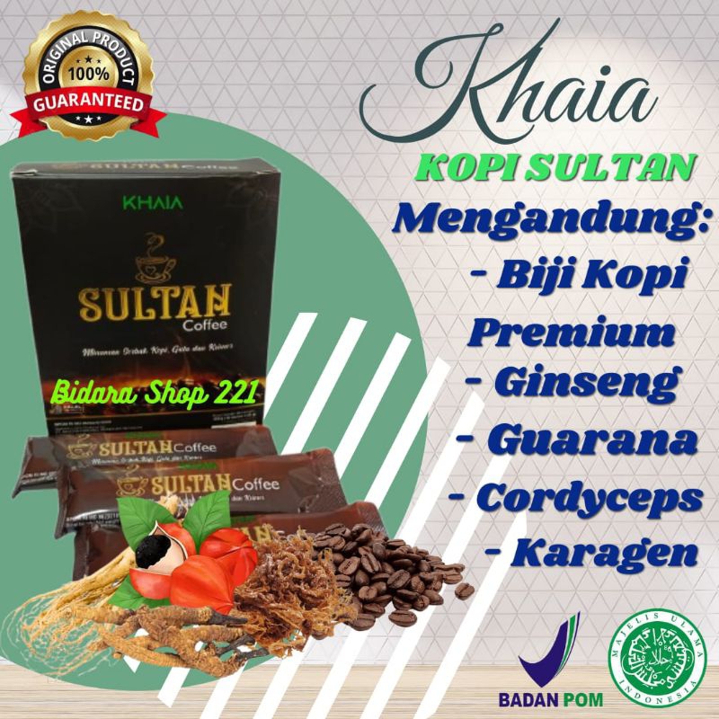 

coffee sultan isi 10 sachet