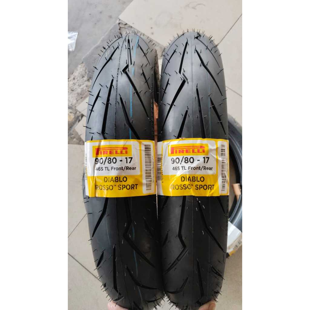 PAKET PIRELLI DIABLO ROSSO SPORT 90/80-17 & 90/80-17