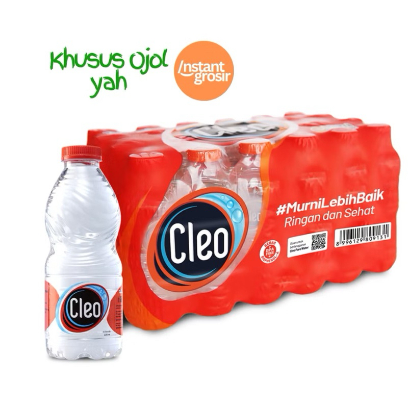 

Cleo Botol Mini Smart 220ml Air Mineral 24pcs/Pack Termurah