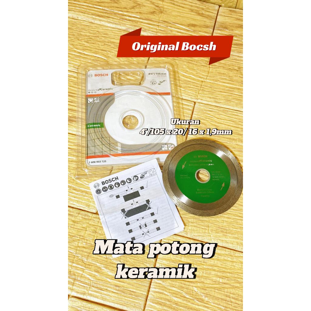 Diamond Wheel Wet Bosch Original / Pisau Potong Keramik Basah Bosch Original
