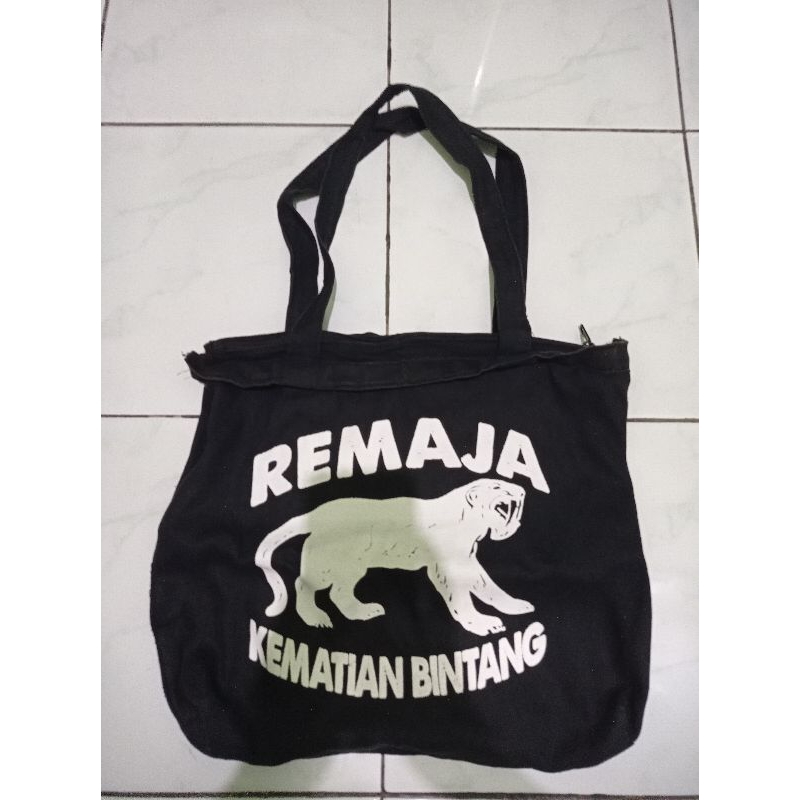 totebag band teenage death star tds fanmade tutbek