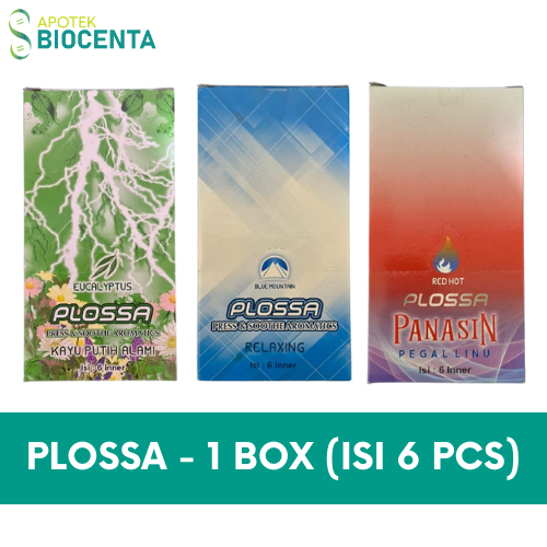 Plossa Minyak Angin Aromatheraphy 1 Box Isi 6 Pcs