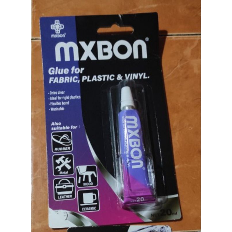 

Lem Multifungsi Mxbon 20ml / Lem Karet Plastik dll