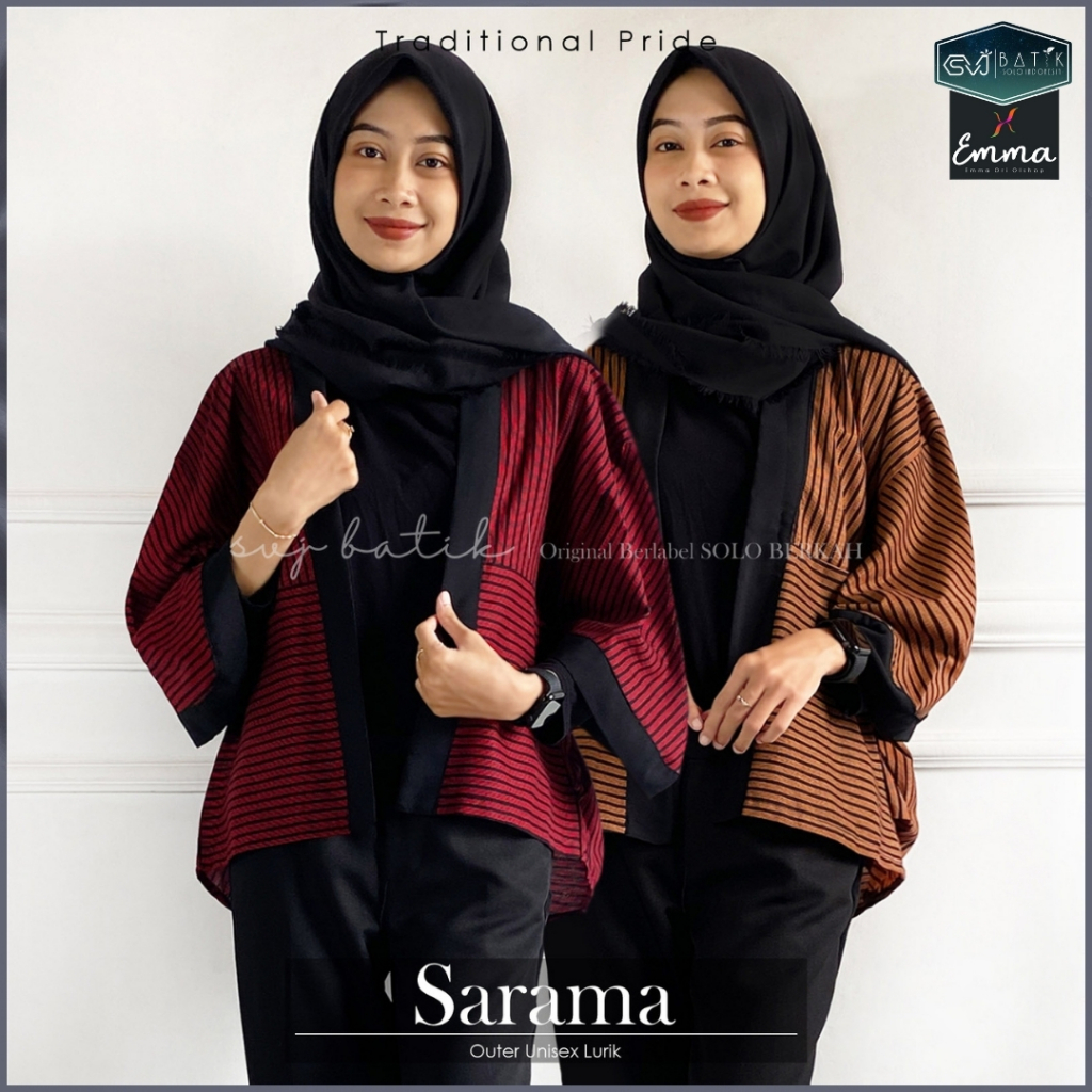 Outer Wanita Batik Tradisional Lurik