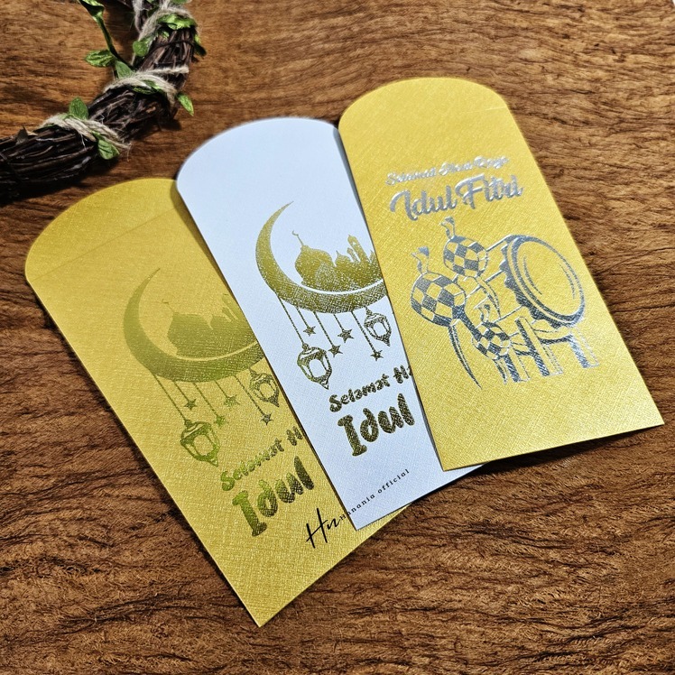 

[ 10PCS ] AMPLOP /ANGPAU LEBARAN IDUL FITRI EMBOS GOLD PREMIUM UKURAN PANJANG / AMPLOP LEBARAN MEWAH