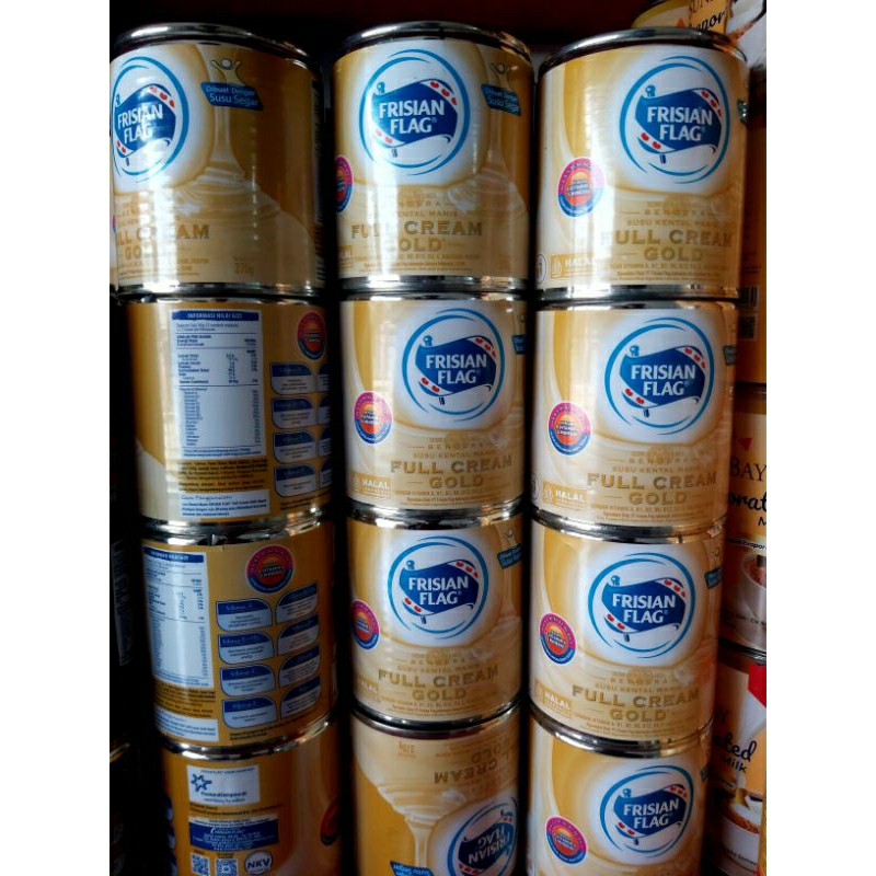 

susu full cream gold frisian flag /susu kental manis full cream gold merk bendera