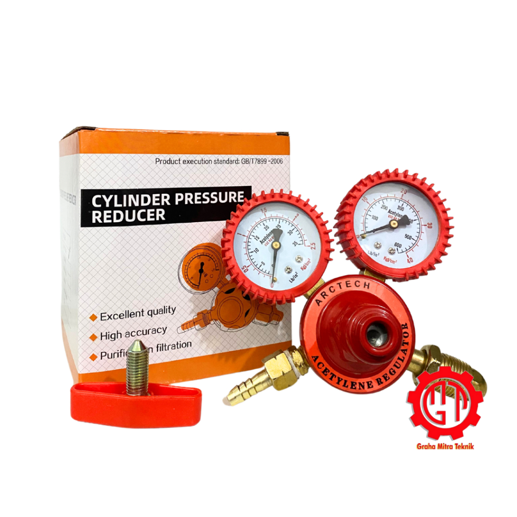 REGULATOR GAS ACETYLENE ARCTECH WELDING REGULATOR