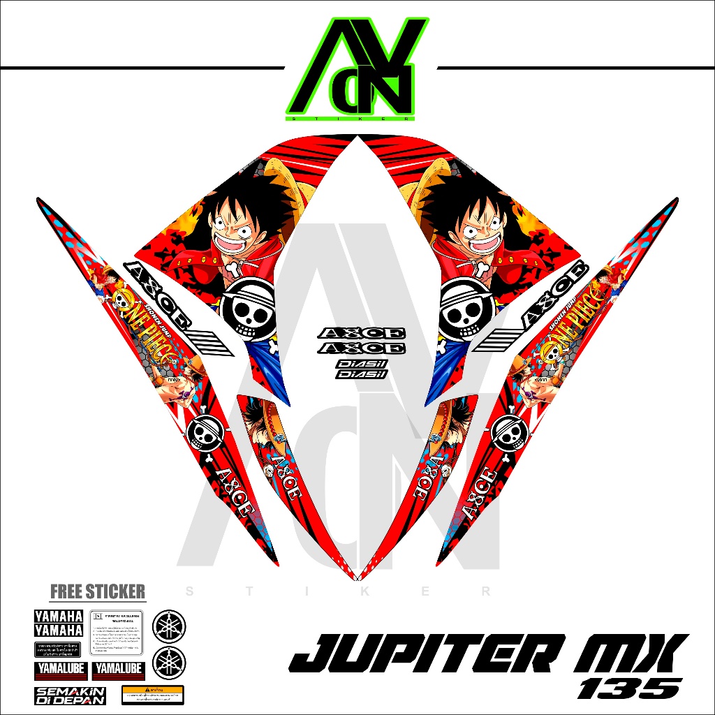 STIKER STRIPING JUPITER MX NEW 135 GRAFIS VARIASI 060