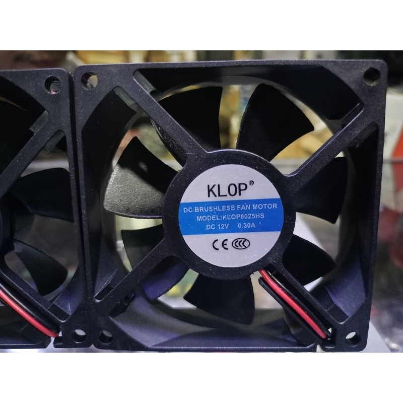 Fan Dc 8x8 Klop 0.30A 12V fan DC 8Cm