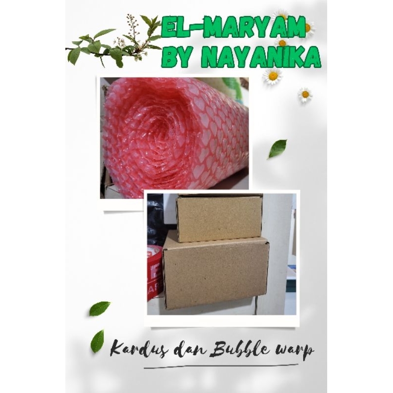 

Packaging Buble warp dan Kardus untuk Chungky Bag, mini Pot dan Bucket