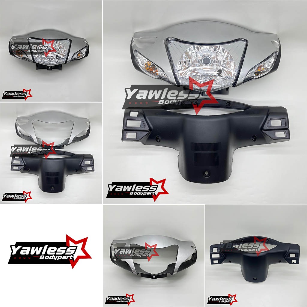Batok supra fit new / Batok kepala supra fit new / Batok lampu supra fit new Silver