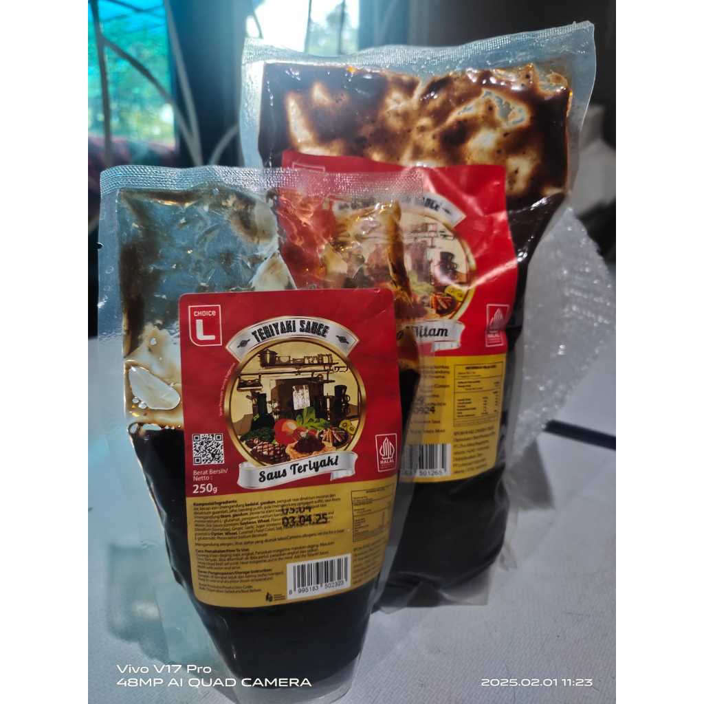 

Choice L - Saos Lada Hitam 1kg/250gr Halal dan BPOM