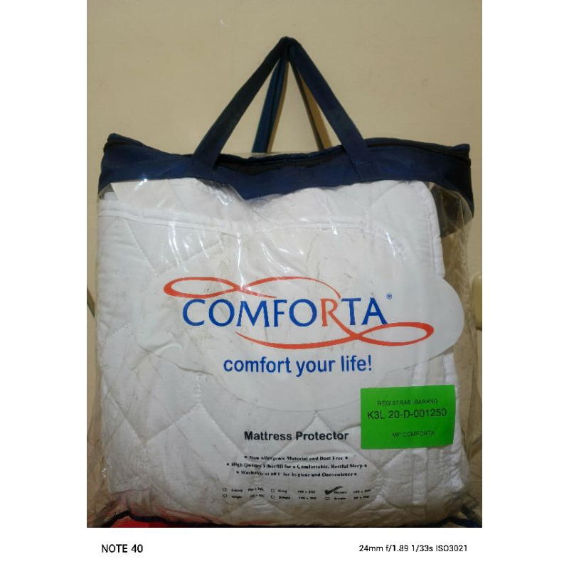 Matras Protector Comforta / Pelindung Kasur Comforta Ukuran 160x200