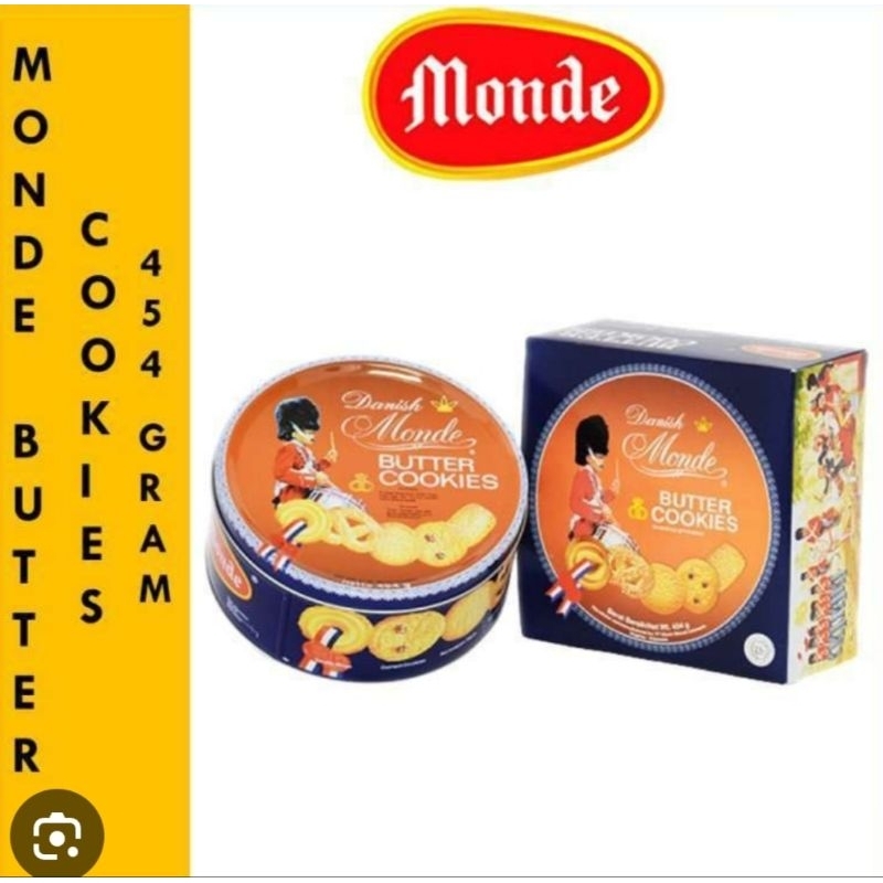 

MONDE BUTTER COOKIES 454 gr