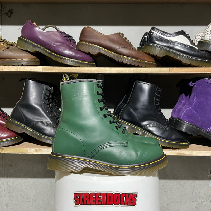 docmart dr martens 1460 green smooth original (size 41)