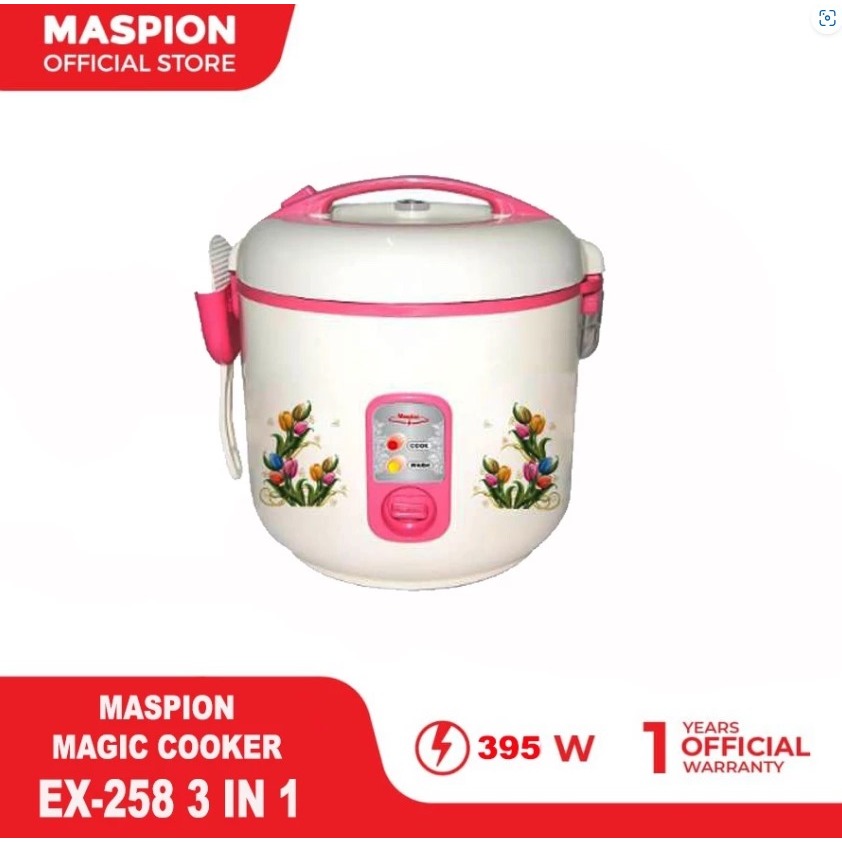 MASPION MAGIC COM RICE COOKER PENANAK NASI EX 258 2 LITER