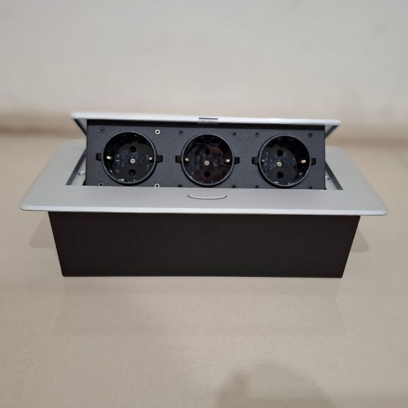 STOP KONTAK 3 COLOKAN STOP KONTAK TANAM STOP KONTAK MEJA KANTOR TERBARU STOP KONTAK DINDING