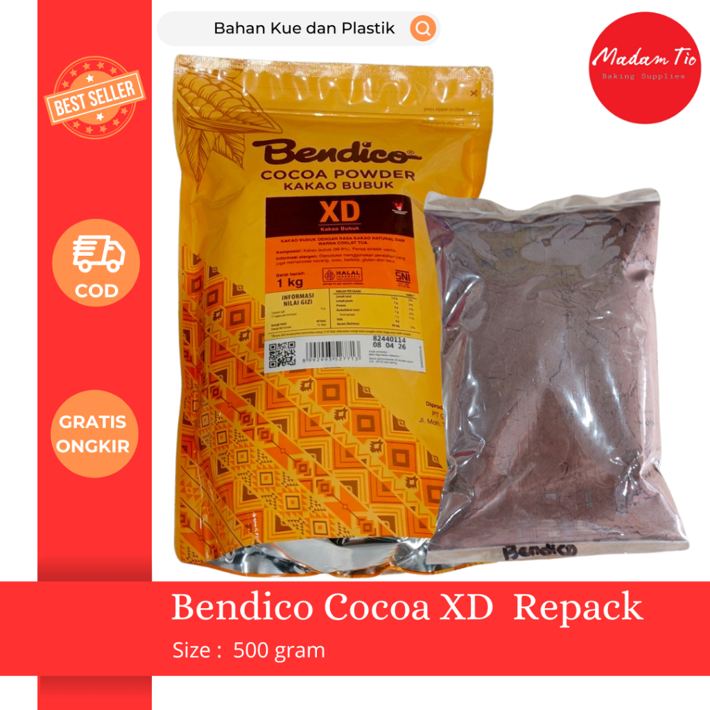 

Coklat Bubuk Bendico Cocoa XD 500gram 1pcs