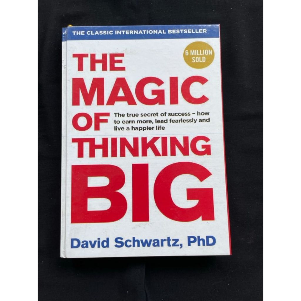 [Preloved] Buku the magic of thinking big (english) Reprint Hardcover