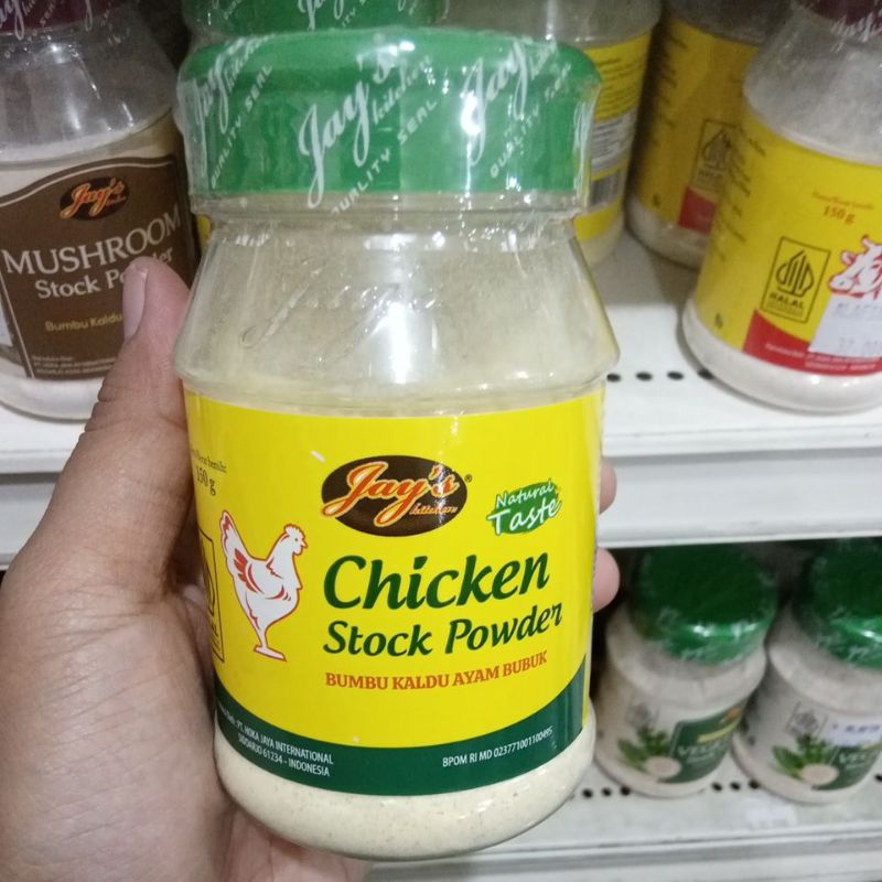 

Chicken Stock Powder Jay'S / Kaldu Ayam Bubuk Jays 150gram