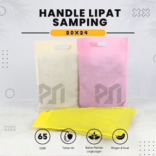 

OVAL SUPER ECO Tas Spunbond Oval Ukuran 20x25 Goodie Bag Laken Ekonomis Tebal Polos | Per Kodi ( 20 Pcs )