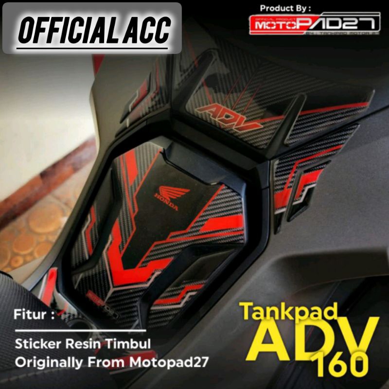 Stiker ADV 160 Stiker Tankpad ADV 160 Sticker Deckpad ADV 160 COD