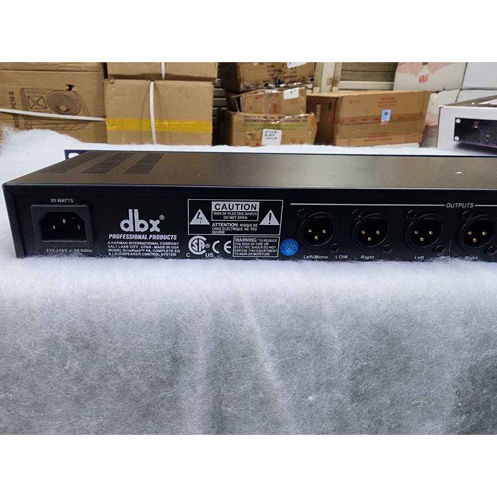 speaker Management DBX Drive Rack PA / DBX -PA – Full Komponen Fitur Fungsi