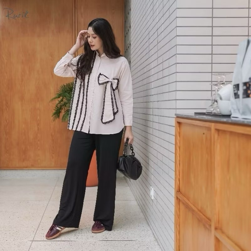 Rurik Original Kemeja Wanita Gavita Shirt XS (Pre)