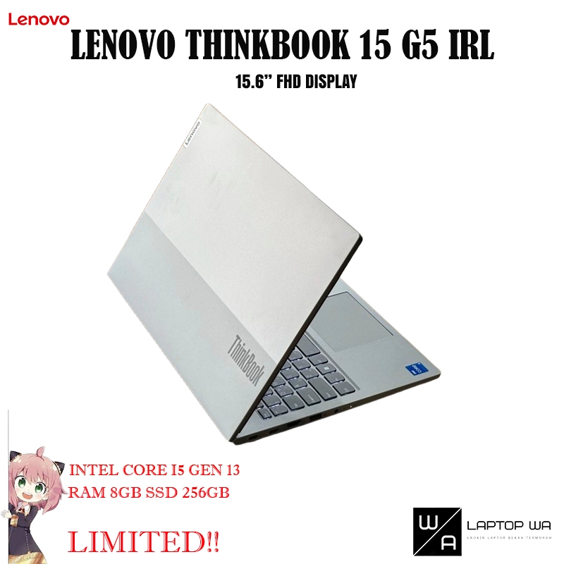 Lenovo Thinkbook 15 G5 IRL Core i5 Gen 13 Ram 16 GB SSD 1 TB Layar 15 inch FHD EX DISPLAY