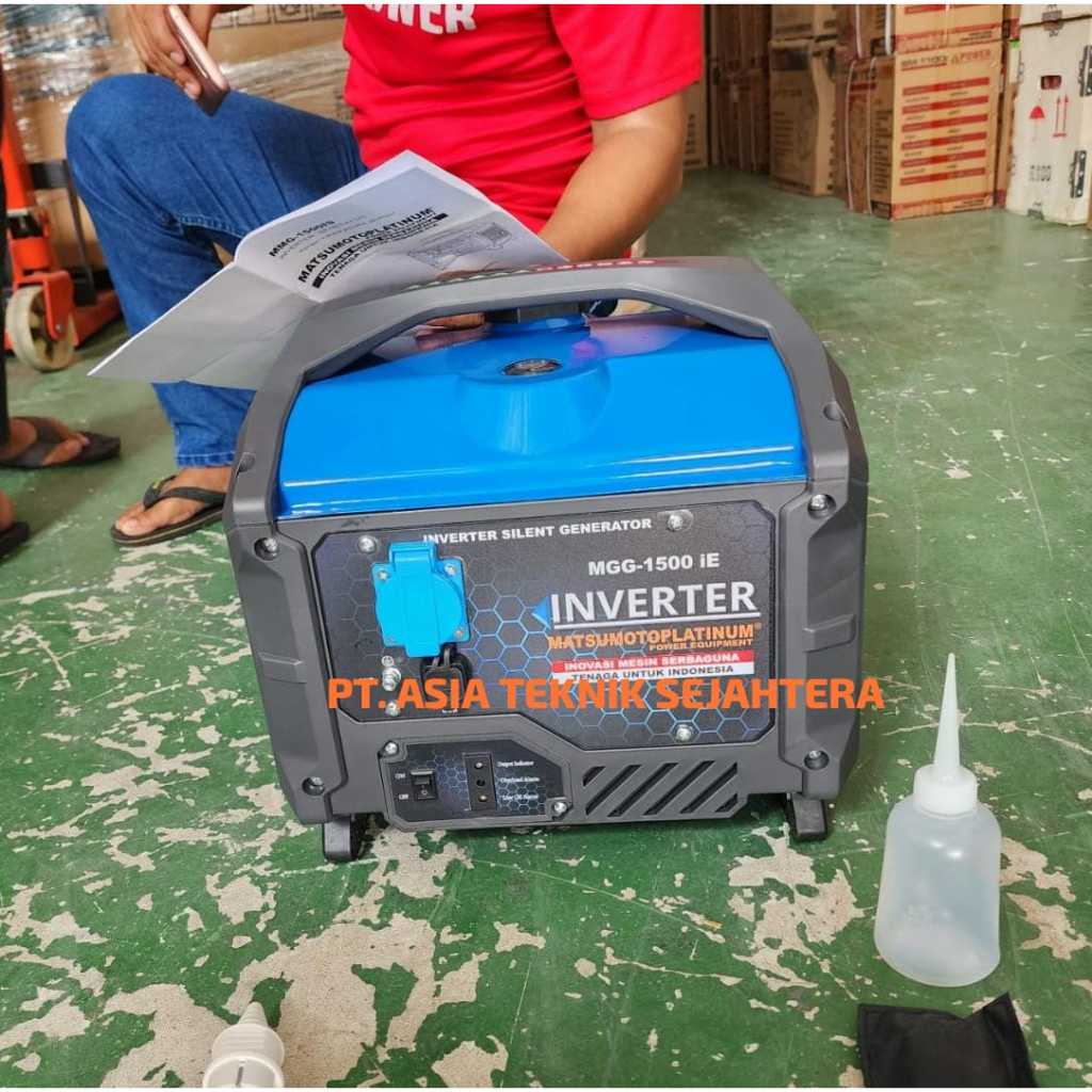 Genset 1000 watt inverter semi silent MGG1500