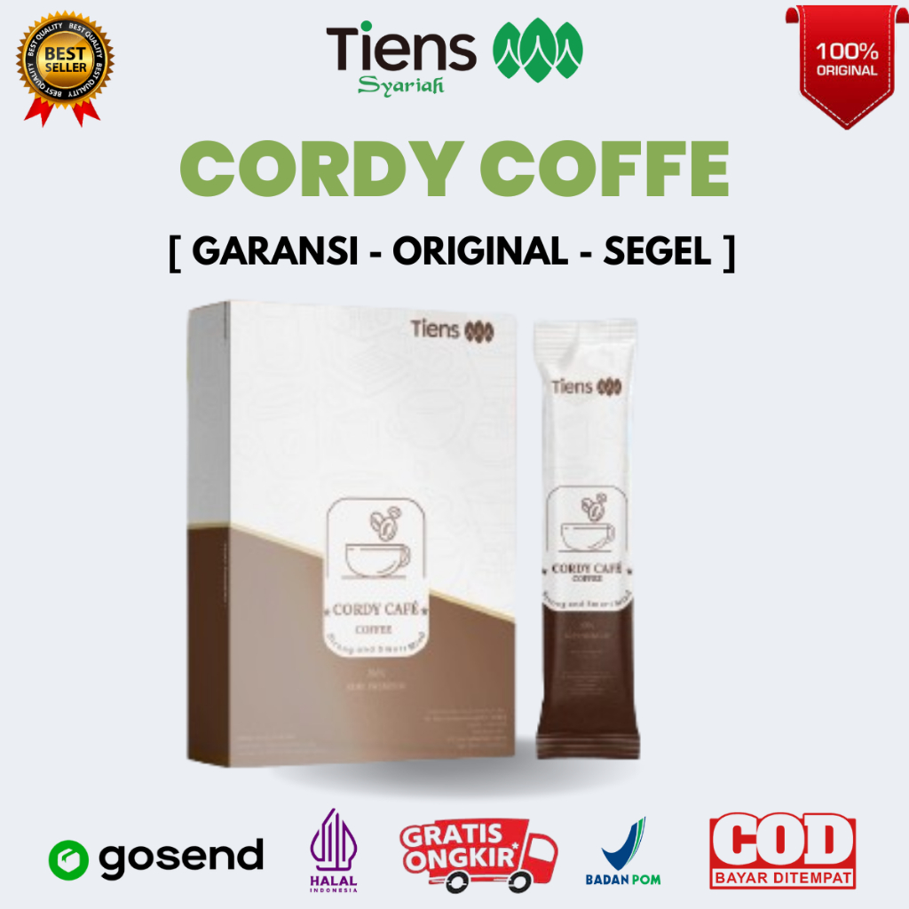 

Cordy Coffee Tiens Cafe Kopi Stamina Pria Original Halal Bpom