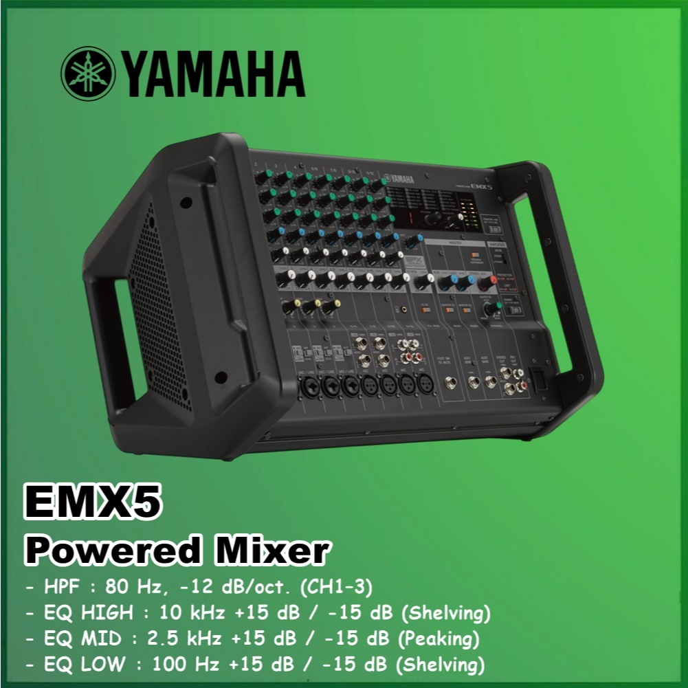 Yamaha EMX5 EMX 5 EM X5 Power Amplifier of 630W and Mixer with Comprehensive Effects