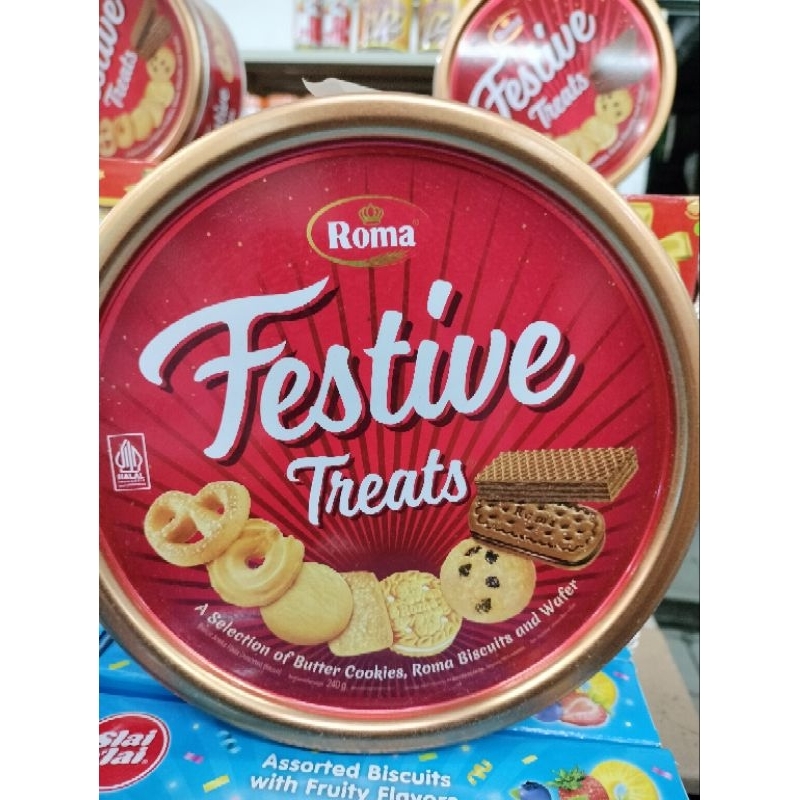 

Roma Festive Treats Biscuits Wafel