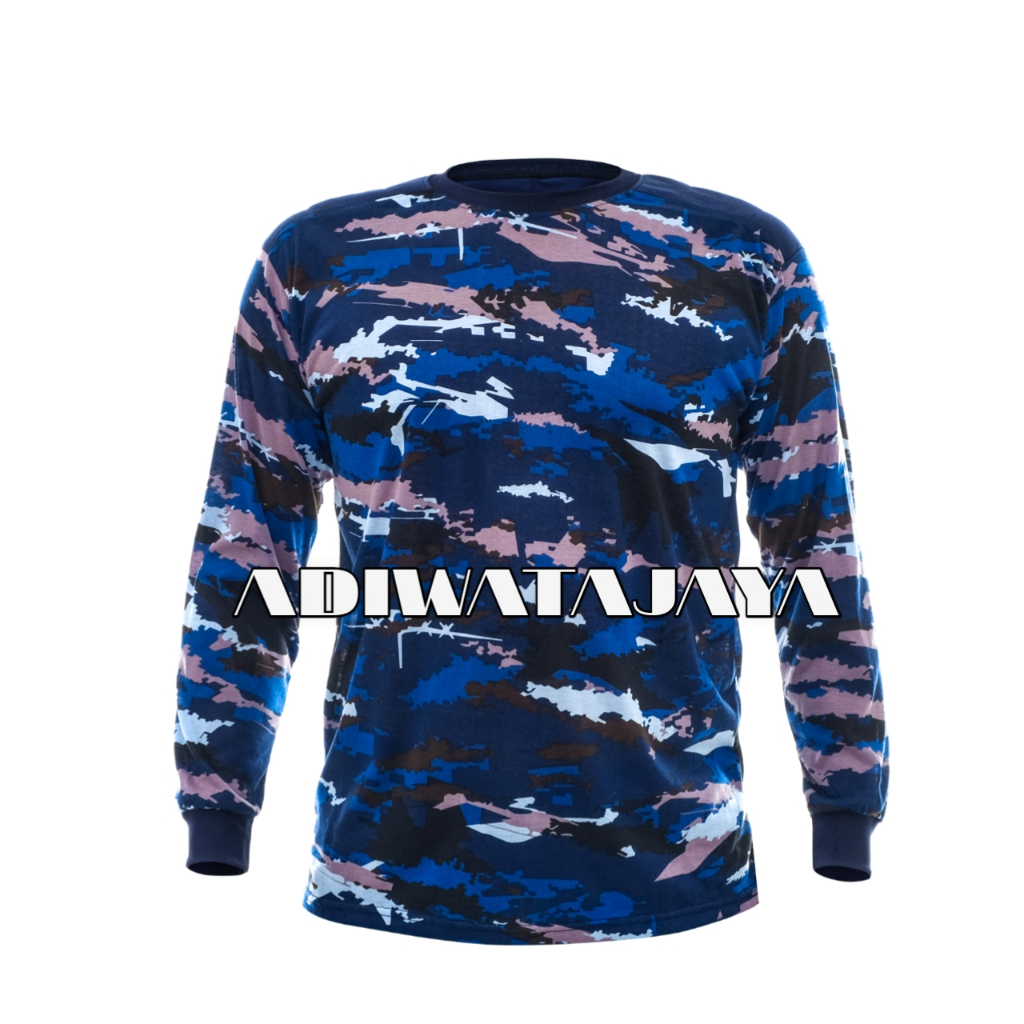 KAOS LORENG TNI LENGAN PANJANG KAOS TNI AU KAOS LORENG