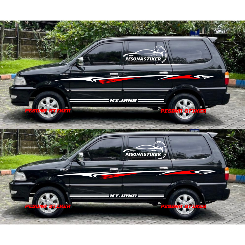 Stiker Mobil Kijang Super Stiker Body Kijang Super Stiker Kijang Super Cutting Sticker Terbaru