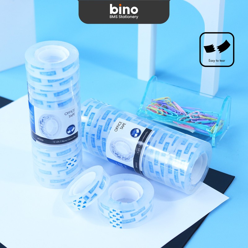 

[BMS Tangerang] Bantex Isolasi Bening Set / Selotip Bening untuk Kantor / Sekolah / Rumah BH255X