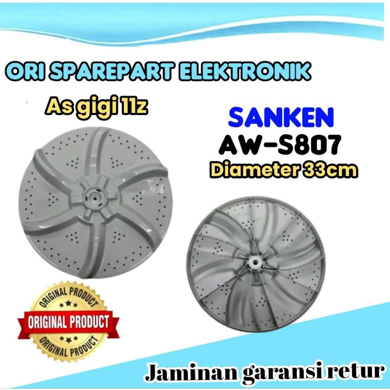 Pulsator Mesin Cuci Sanken AW-S807 Original