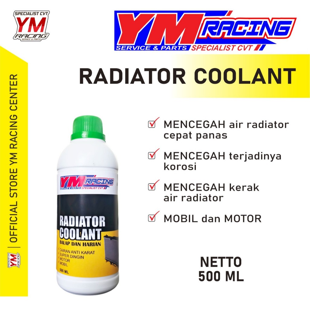 AIR RADIATOR COOLANT 500 ML / AIR RADIATOR ANTIFREEZE + COOLANT ( PENDINGIN RADIATOR ) AIR COOLANT -