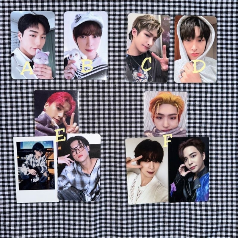 READY STOCK Photocard Mingi Ateez Wooyoung Cimut Selimut Hoode Aniteez San Yeosang Keyring Minrec Mi