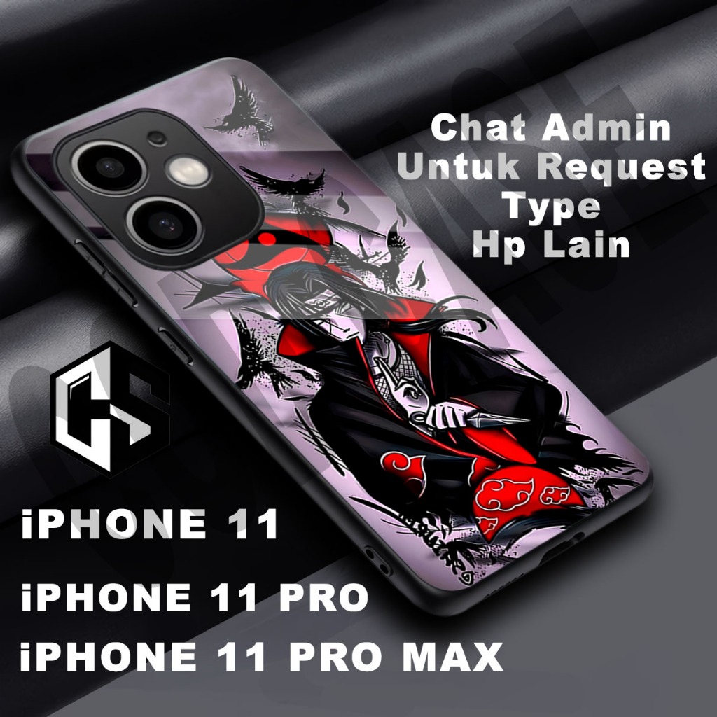 (COD 93) Softcase glossy kilau untuk type Hp IPHONE 11 / Motif Anime/case iphone 11 pro/casing iphon