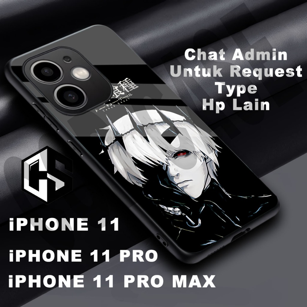 (COD 94) Softcase glossy kilau untuk type Hp IPHONE 11 / Motif Anime/case iphone 11 pro/casing iphon