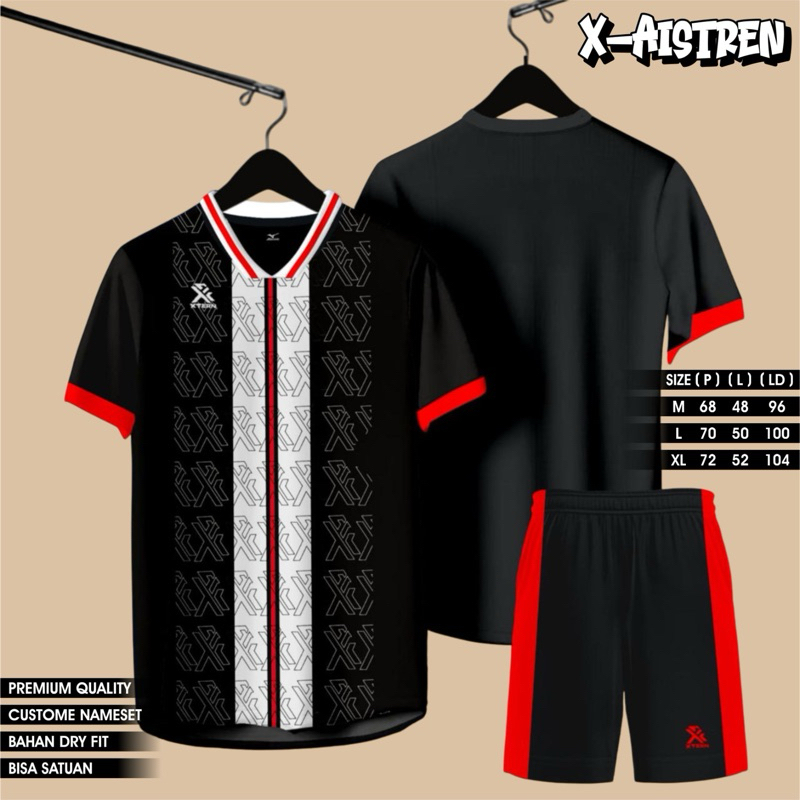 Setelan Jersey Futsal Dewasa Kaos Olahrga Wanita  Baju Volly Badmiton Terbaru  1 Set Baju Celan