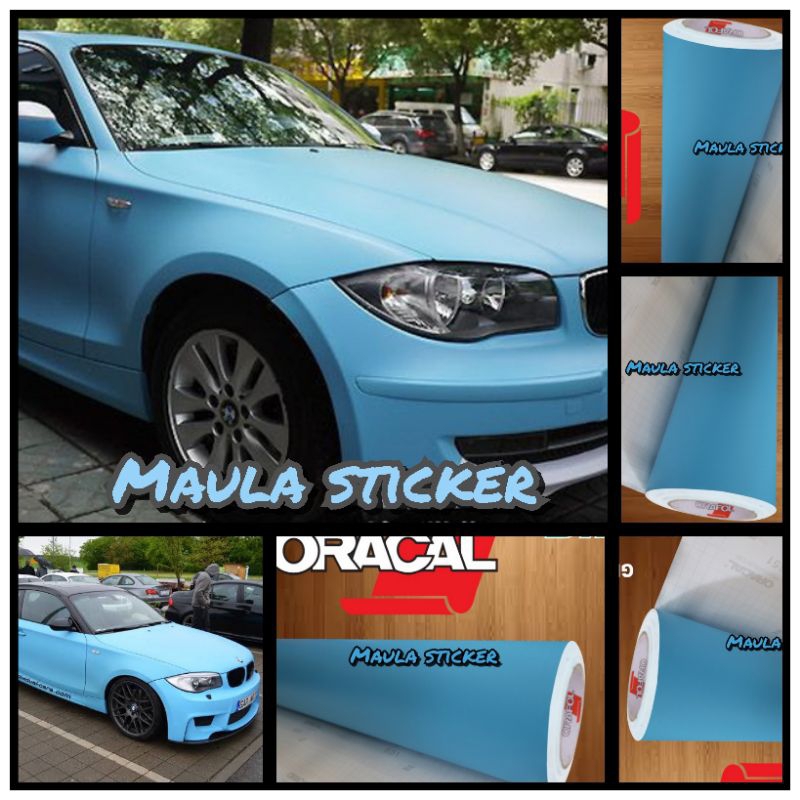 Skotlet Oracal Biru 056 Doff Kualitas Premium Untuk Variasi Body Motor Atau Mobil